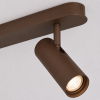 Lampa sufitowa liniowa z 3 reflektorami regulowana brązowa minimalistyczna uniwersalna LINCA 6373 Argon